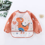 Waterproof Long Sleeve Baby Bib Overall - Mess-Free Feeding & Playtime Protection