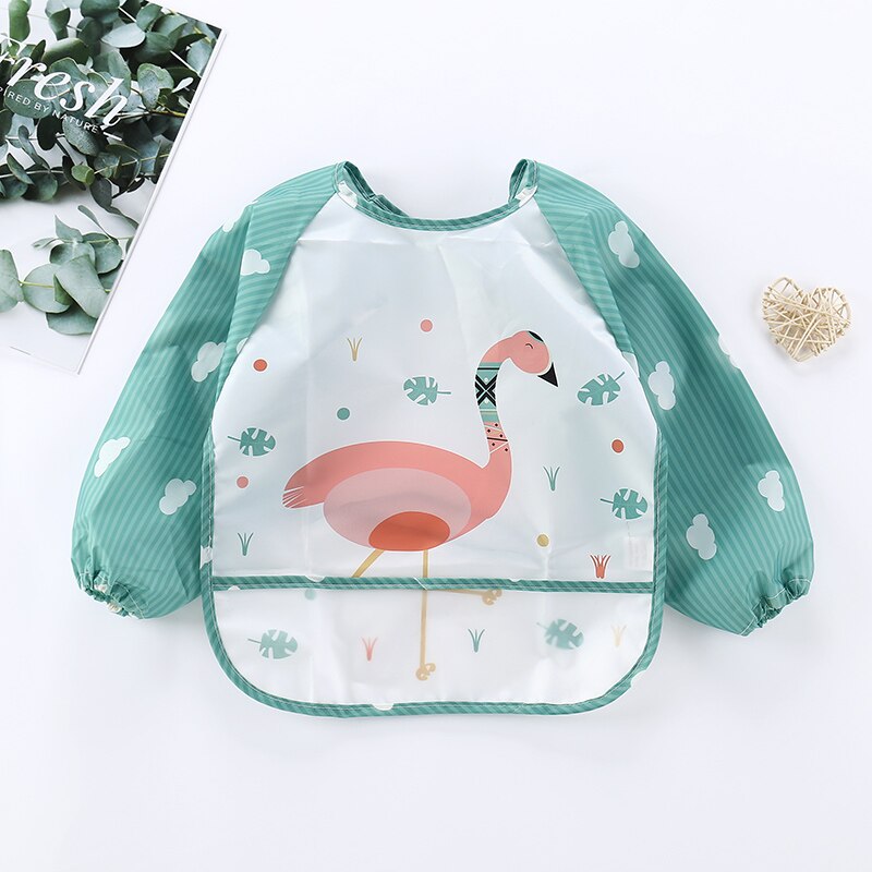 Waterproof Long Sleeve Baby Bib Overall - Mess-Free Feeding & Playtime Protection