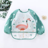 Waterproof Long Sleeve Baby Bib Overall - Mess-Free Feeding & Playtime Protection