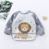 Waterproof Long Sleeve Baby Bib Overall - Mess-Free Feeding & Playtime Protection