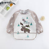 Waterproof Long Sleeve Baby Bib Overall - Mess-Free Feeding & Playtime Protection