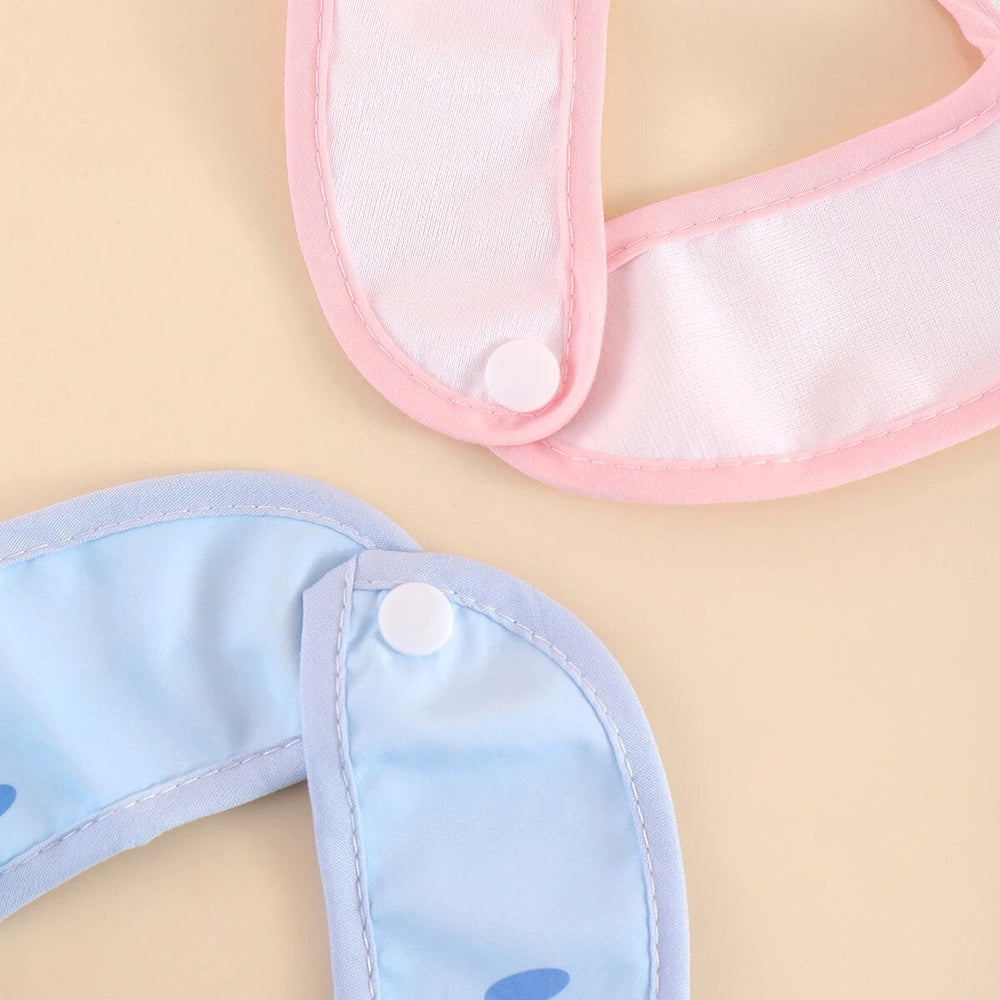 Adjustable Waterproof Baby Bibs - Set of 5 | Easy Clean & Durable for Mess-Free Mealtime
