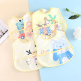 Adjustable Waterproof Baby Bibs - Set of 5 | Easy Clean & Durable for Mess-Free Mealtime