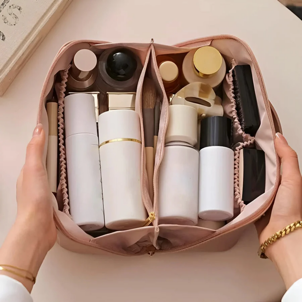 BeautyGuard Waterproof Cosmetic Bag - Stylish & Durable Makeup Organizer for Travel & Daily Use