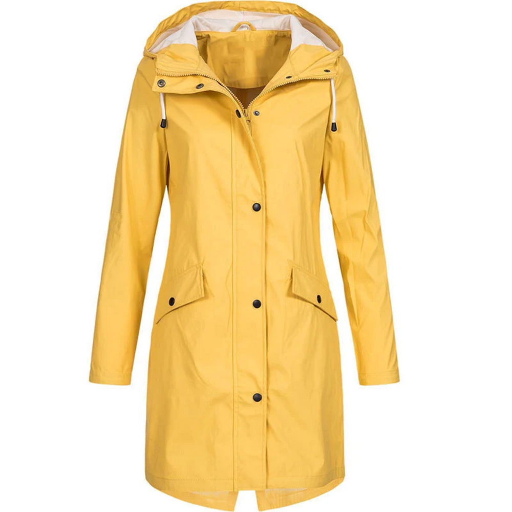 Waterproof Long Ladies' Raincoat - Luna