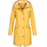 Waterproof Long Ladies' Raincoat - Luna