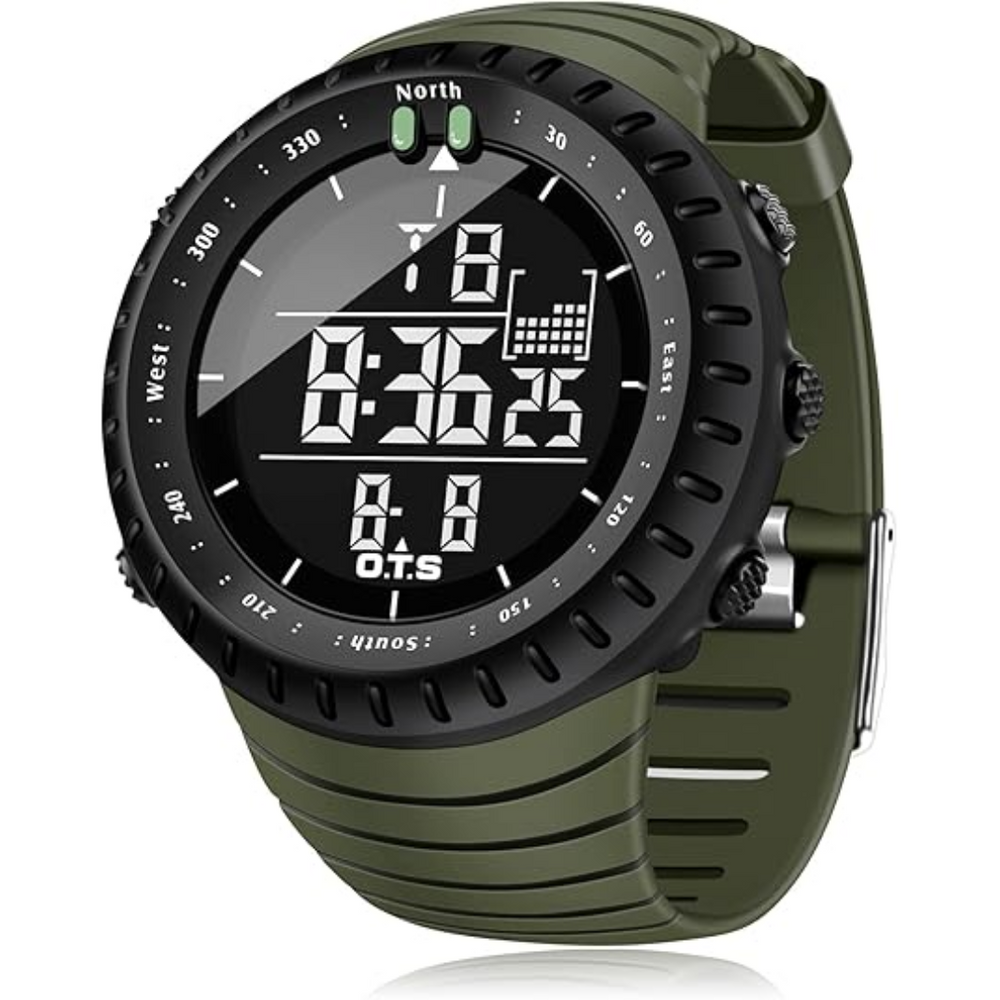 Henry Waterproof Men's Digital Sports Watch - Durable, Stylish & Multi-Function for Active Lifestyles