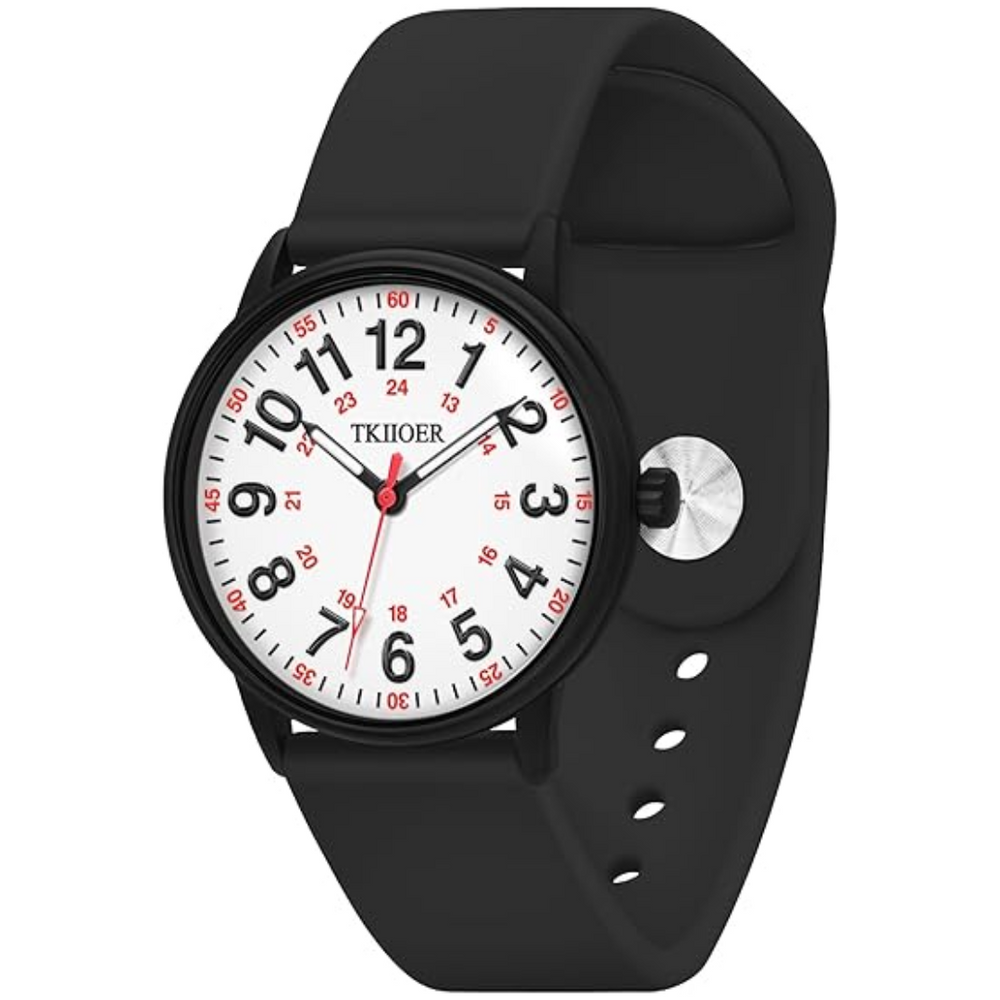 Denny Waterproof Nurses Watch - Durable, Stylish & Easy-to-Read Medical Timepiece