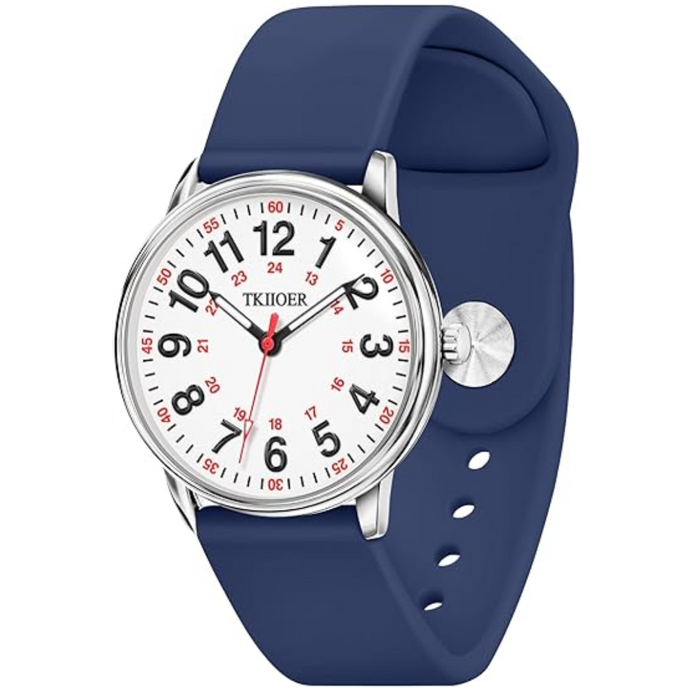 Denny Waterproof Nurses Watch - Durable, Stylish & Easy-to-Read Medical Timepiece