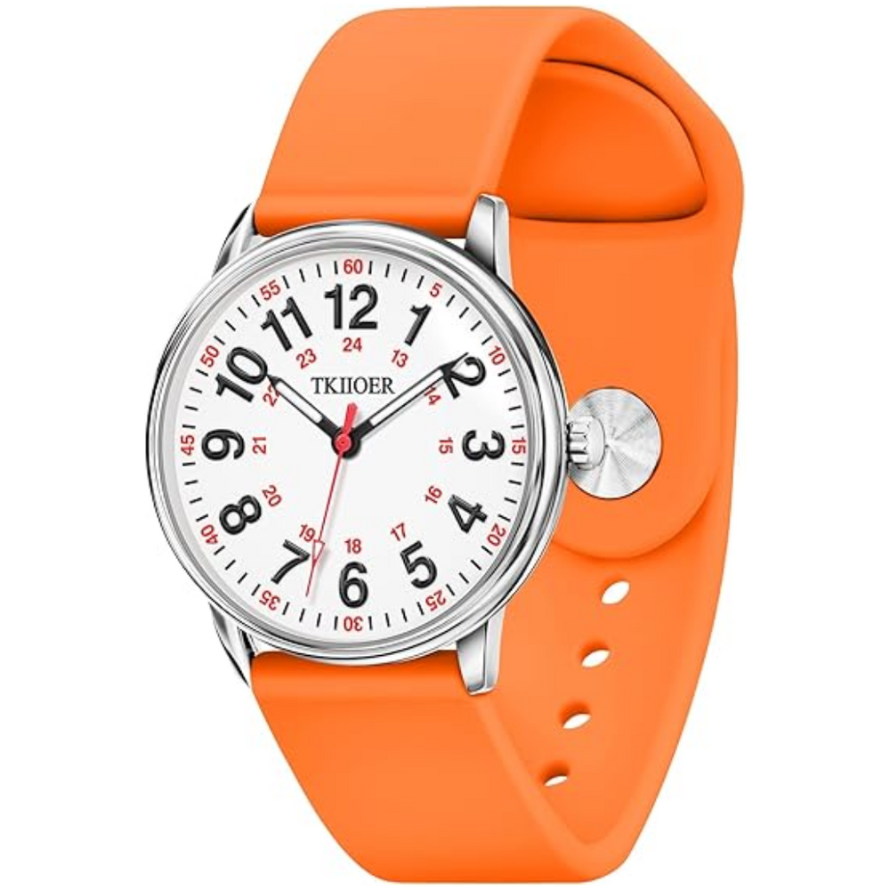 Denny Waterproof Nurses Watch - Durable, Stylish & Easy-to-Read Medical Timepiece