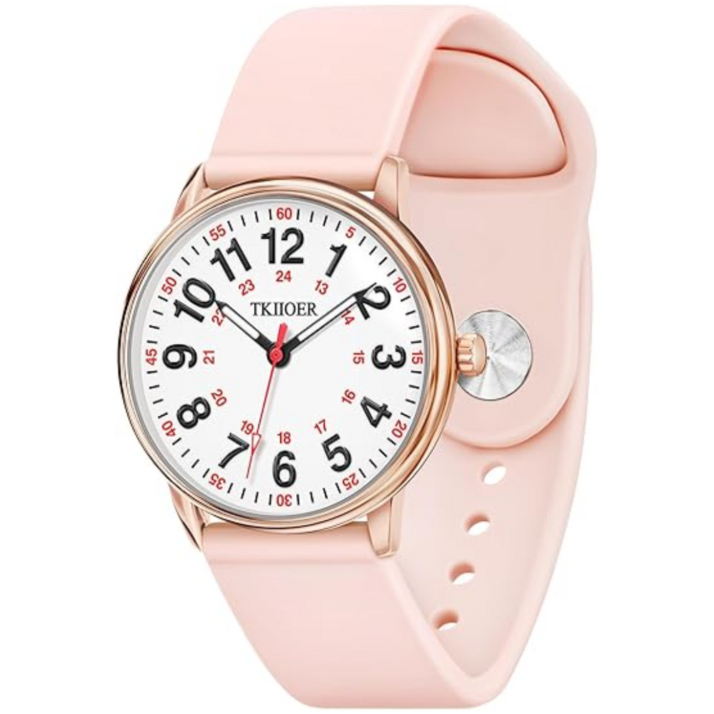 Denny Waterproof Nurses Watch - Durable, Stylish & Easy-to-Read Medical Timepiece