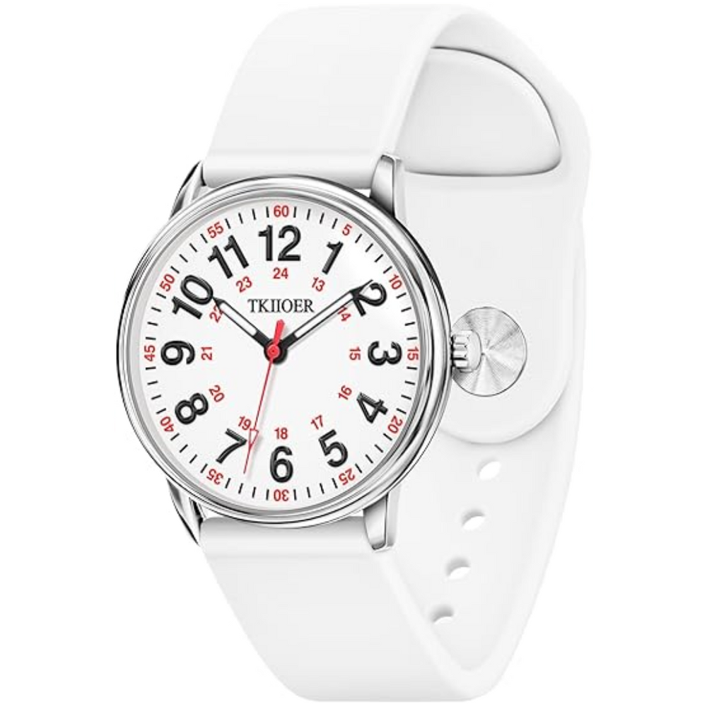 Denny Waterproof Nurses Watch - Durable, Stylish & Easy-to-Read Medical Timepiece