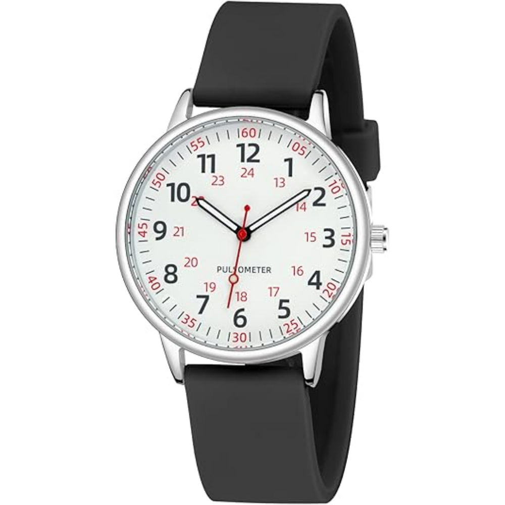 Femke Waterproof Nurses Watch - Durable, Stylish & Easy-to-Read Medical Timepiece