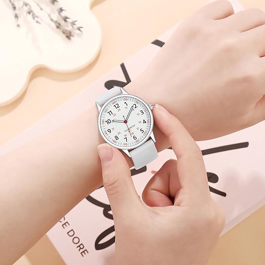Femke Waterproof Nurses Watch - Durable, Stylish & Easy-to-Read Medical Timepiece