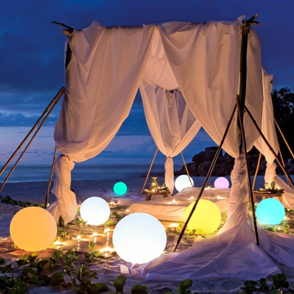 LED Globe Light – IP65 Waterproof, 16 Colors & USB Rechargeable