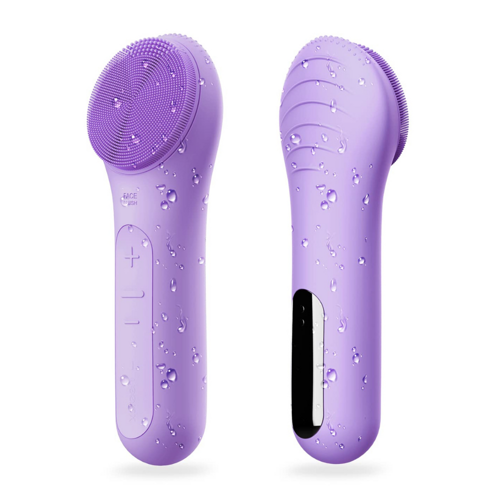Waterproof Rechargeable Facial Cleansing Brush - Deep Clean, Gentle Exfoliation, and Skin Care Tool