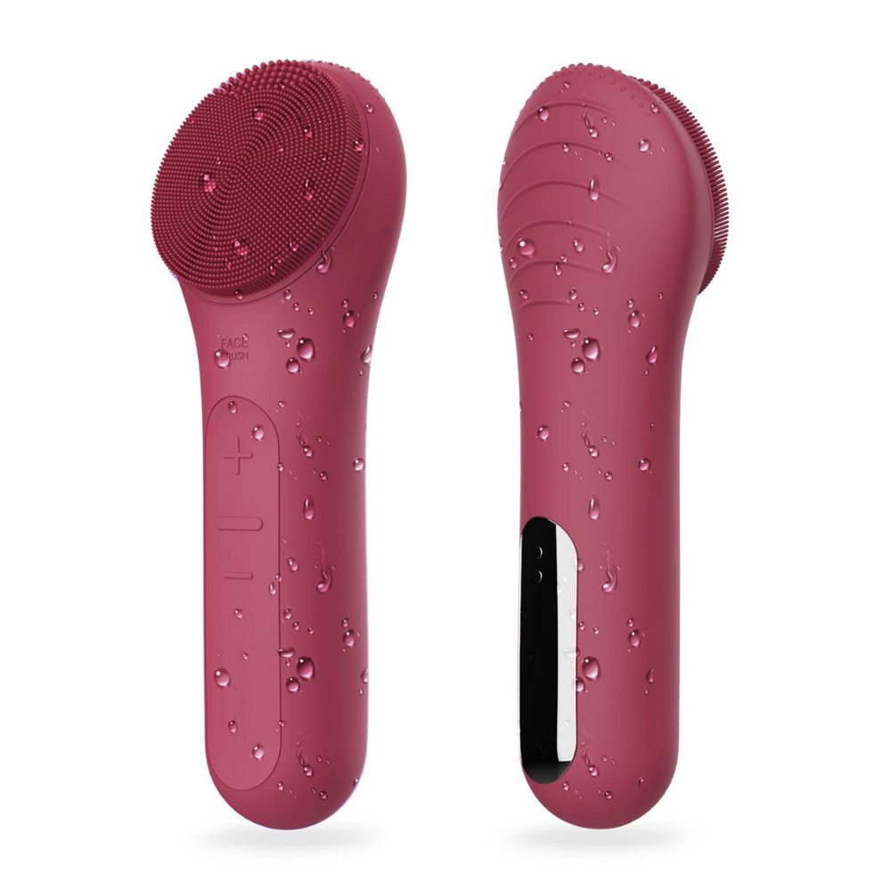 Waterproof Rechargeable Facial Cleansing Brush - Deep Clean, Gentle Exfoliation, and Skin Care Tool