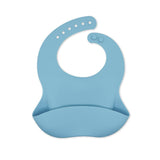 Waterproof Soft Silicone Baby Bibs - Cute Animal Print Design for Easy Clean-Up