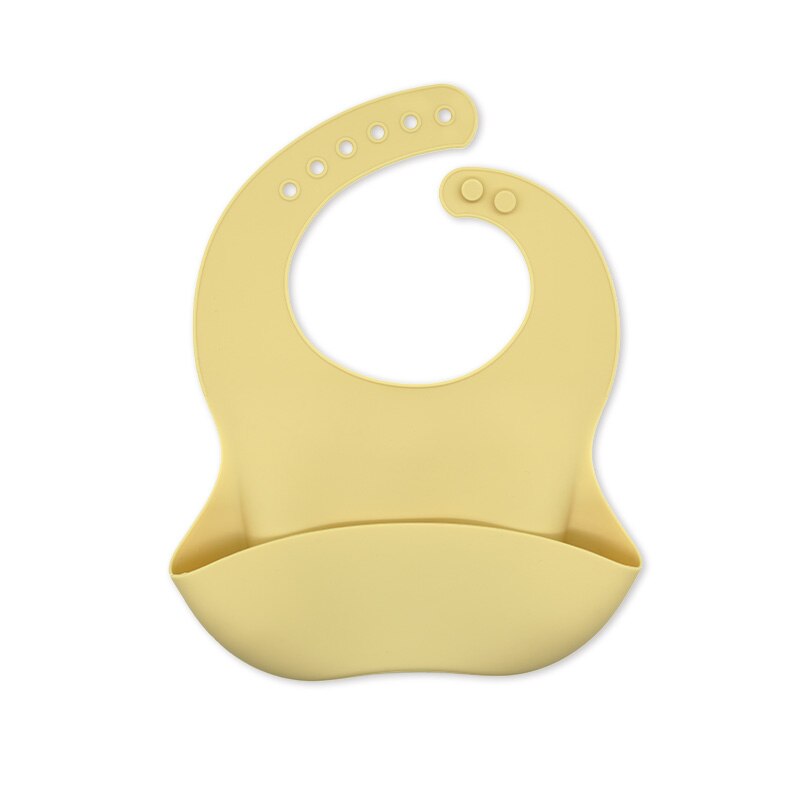 Waterproof Soft Silicone Baby Bibs - Cute Animal Print Design for Easy Clean-Up