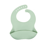 Waterproof Soft Silicone Baby Bibs - Cute Animal Print Design for Easy Clean-Up