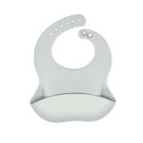 Waterproof Soft Silicone Baby Bibs - Cute Animal Print Design for Easy Clean-Up