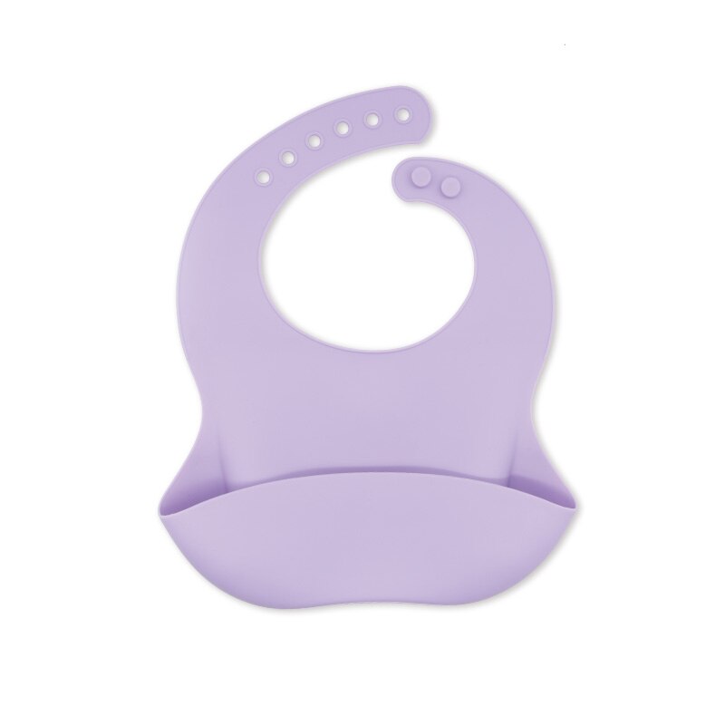 Waterproof Soft Silicone Baby Bibs - Cute Animal Print Design for Easy Clean-Up