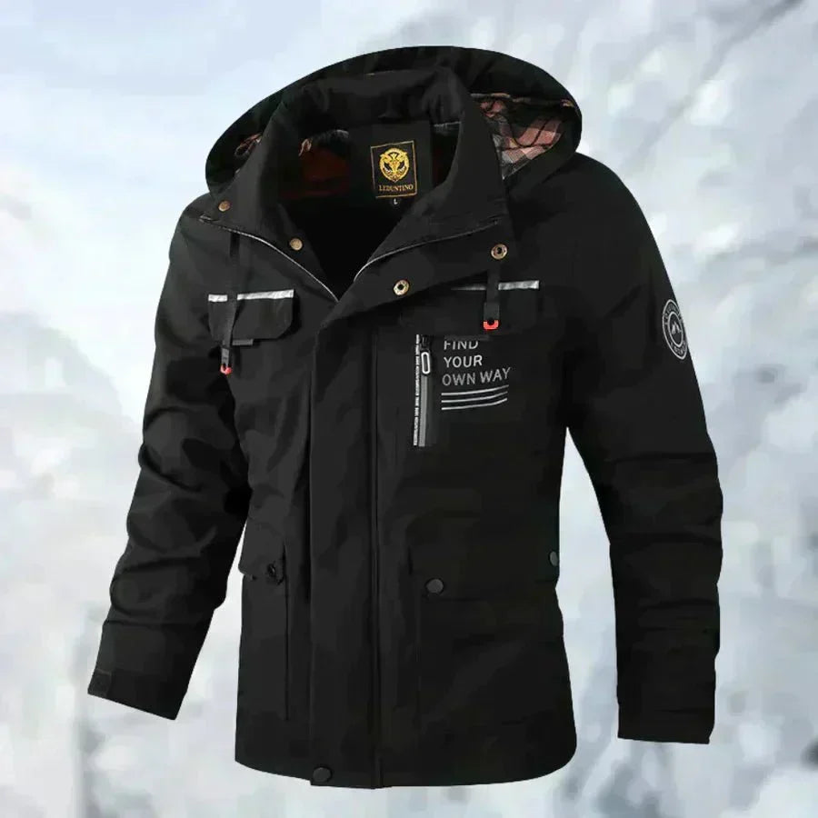 Waterproof Titanium Jacket - Aiden