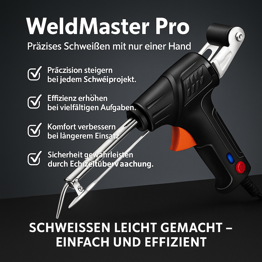 WeldMaster Pro – Precision One-Handed Welding Tool for Effortless Metal Joining