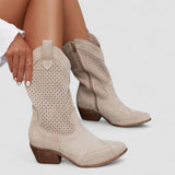 Women's relaxed western boots, view 3