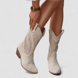 Women's relaxed western boots, view 4