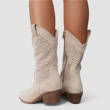 Women's relaxed western boots, view 5