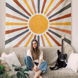 Enhanced Product Title: "Boho-Chic Sonnen-Wandteppich – Handgefertigter Wandbehang für Wohnzimmer, Schlafzimmer & Bohemian Deko" 

This optimized title includes relevant keywords that potential buyers might search for while maintaining clarity and appeal.
