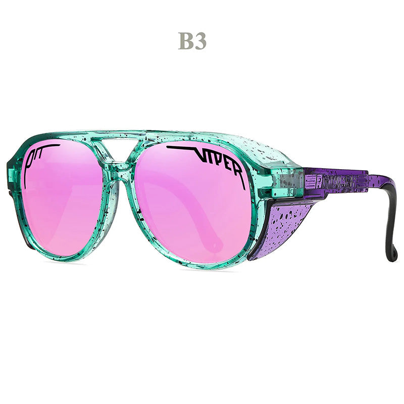 Motorcycle Riding Sunglasses – UV400 Protection, Windproof & Men's Fit