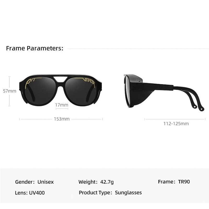 Motorcycle Riding Sunglasses – UV400 Protection, Windproof & Men's Fit