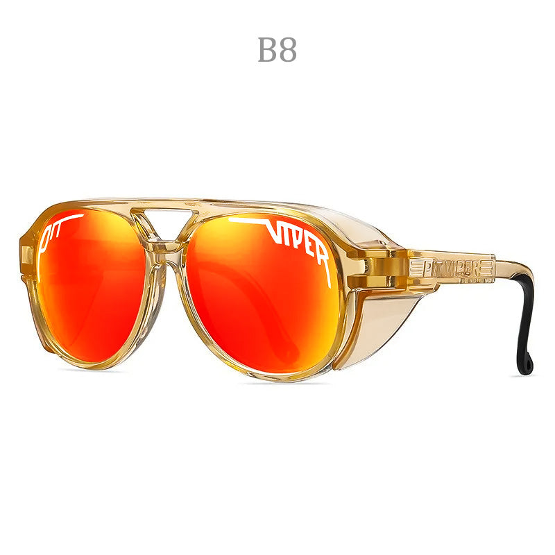 Motorcycle Riding Sunglasses – UV400 Protection, Windproof & Men's Fit
