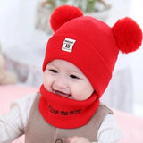 Cozy Winter Children's Pom-Pom Hat - Warm Knit Beanie for Kids