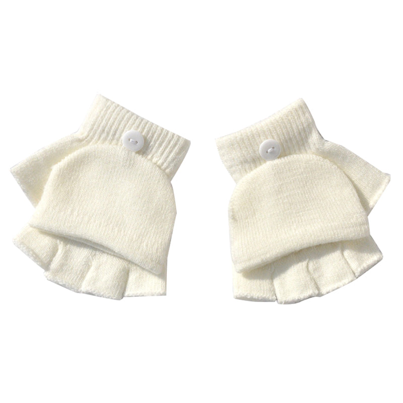 Cozy Winter Children's Mittens - Thick Plush Fleece for Ultimate Warmth & Comfort