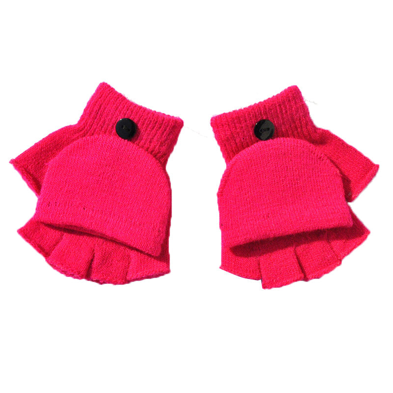 Cozy Winter Children's Mittens - Thick Plush Fleece for Ultimate Warmth & Comfort
