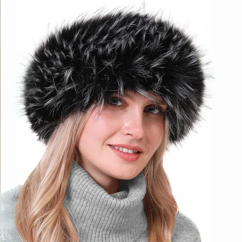 Olga Winter Headband - Luxurious Imitation Fur for Ultimate Warmth and Style