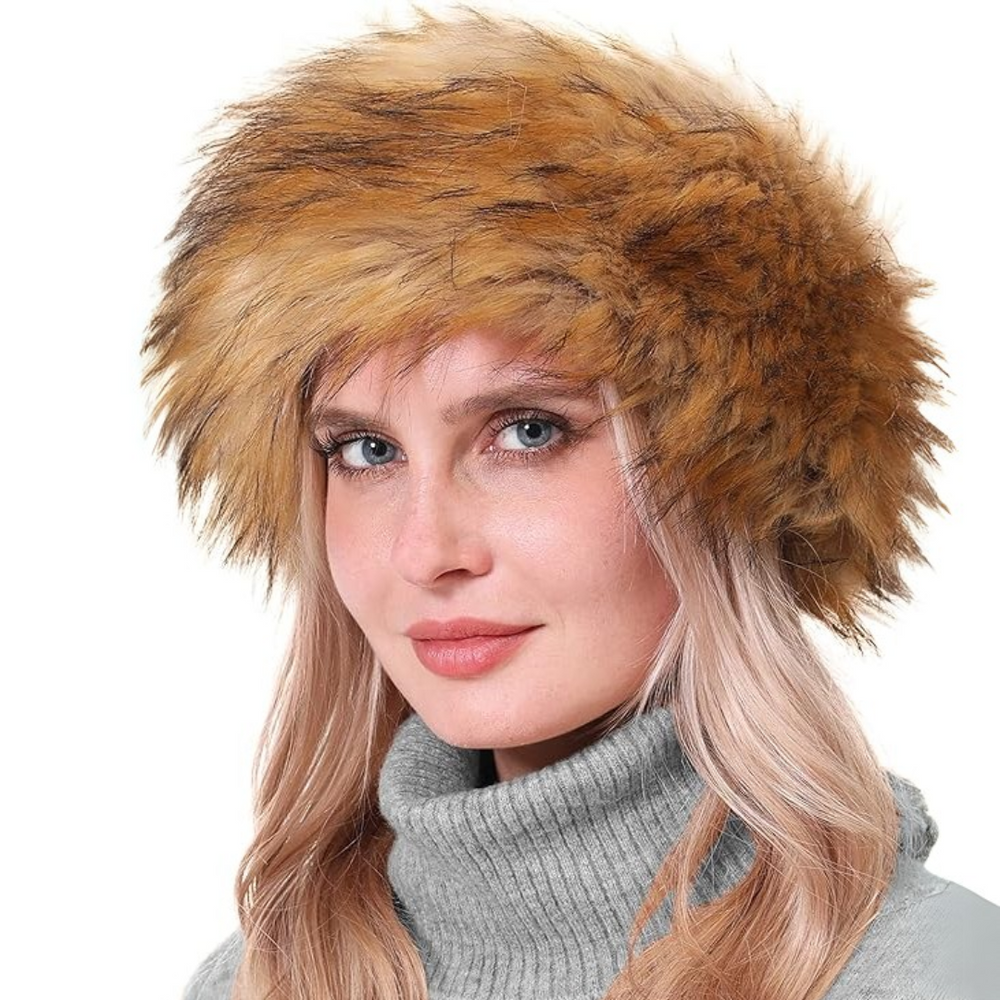 Olga Winter Headband - Luxurious Imitation Fur for Ultimate Warmth and Style