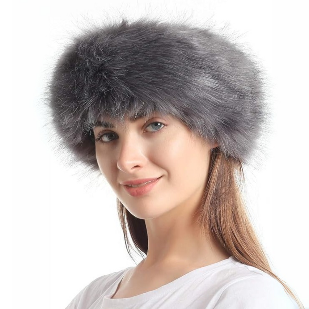 Olga Winter Headband - Luxurious Imitation Fur for Ultimate Warmth and Style