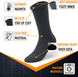 HeatGrip Winter Thermal Boot Socks - Ultra-Warm, Moisture-Wicking, Perfect for Cold Weather Adventures