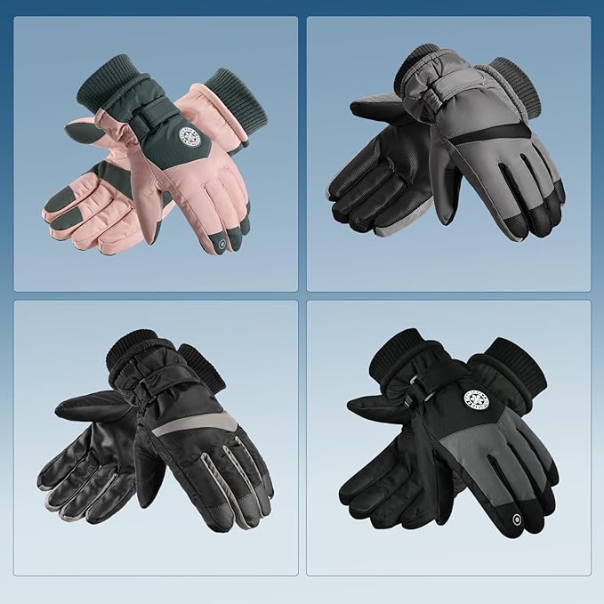 ThermaTouch Winter Thermal Fleece Touchscreen Gloves for Men & Women - Warm, Comfortable & Responsive