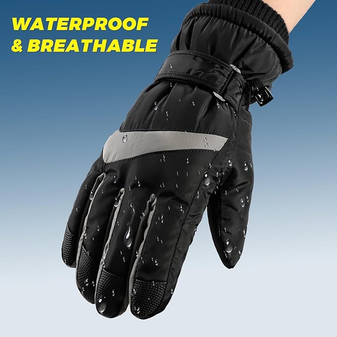 ThermaTouch Winter Thermal Fleece Touchscreen Gloves for Men & Women - Warm, Comfortable & Responsive