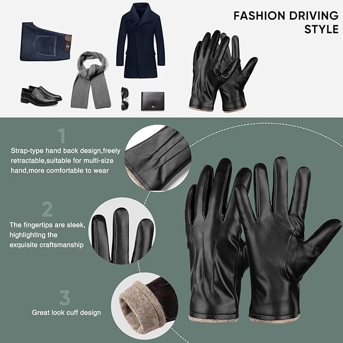 Enhanced Product Title: "Mason Winter Thermal Touchscreen Leather Gloves for Men & Women - Warm, Stylish & Functional"

This title includes key features and appeals to a broader audience while maintaining essential keywords for better visibility on Google