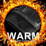 Victor Suede Leather Winter Touchscreen Gloves for Men & Women - Warm, Stylish & Compatible with Smartphones