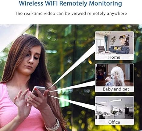 1080P WiFi Security Camera for Home Monitoring - HD Video, Night Vision, Motion Detection