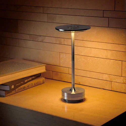 GlowBeam Wireless USB Rechargeable Table Lamp - Modern Design, Adjustable Brightness, Portable & Stylish Lighting Solution