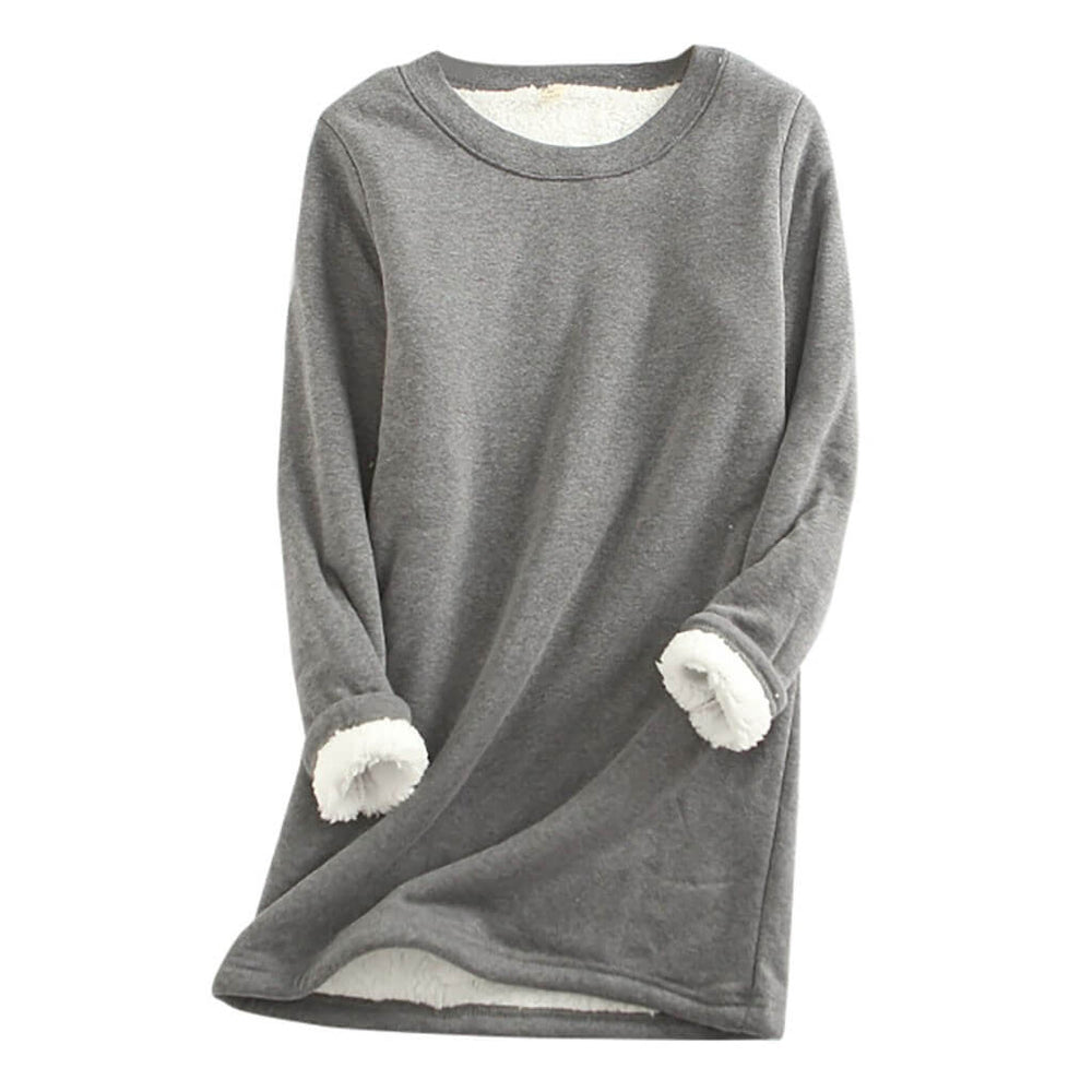Ladies' fleece pullover with lining – Mira - 3