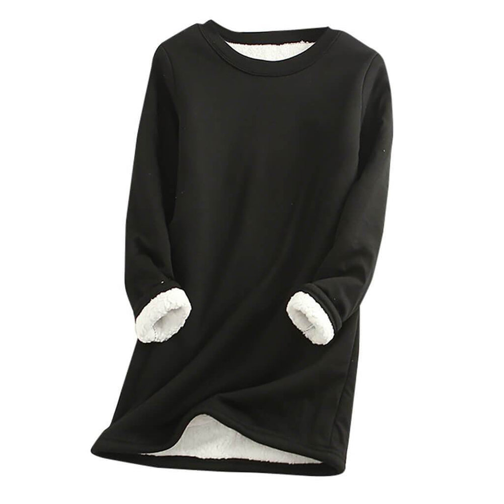 Ladies' fleece pullover with lining – Mira - 9